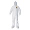 Kleenguard A40 Elastic-Cuff, Ankle, Hood & Boot Coveralls, White, 2X-Large, PK25 KCC 44335